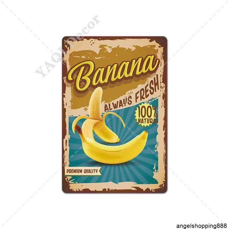 Fresh Fruits Vintage Tin Plaque Wall for Fruit Shop Home Metal Signs Poster Kitchen Decora
Fresh Fruits Vintage Tin Plaque Wall for Fruit Shop Home Metal Signs Poster Kitchen Decora