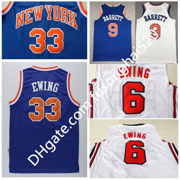 1992 USA Dream Team embroidery #6 Patrick Ewing #33 Patrick Ewing Jersey Blue New 9# RJ Barrett Basketball Shirts Lightweight Breathable, Black;red
1992 USA Dream Team embroidery #6 Patrick Ewing #33 Patrick Ewing Jersey Blue New 9# RJ Barrett Basketball Shirts Lightweight Breathable, Black;red