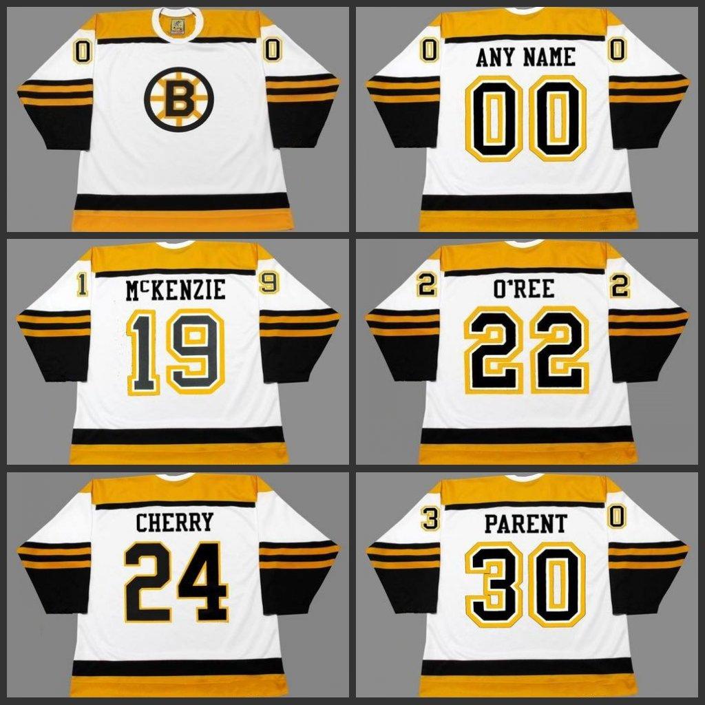 19 JOHNNY McKENZIE 22 WILLIE O REE 24 DON CHERRY 30 BERNIE PARENT Boston Bruins 1966 CCM Vintage Away Hockey Jersey S-3XL, Black;red
19 JOHNNY McKENZIE 22 WILLIE O REE 24 DON CHERRY 30 BERNIE PARENT Boston Bruins 1966 CCM Vintage Away Hockey Jersey S-3XL, Black;red