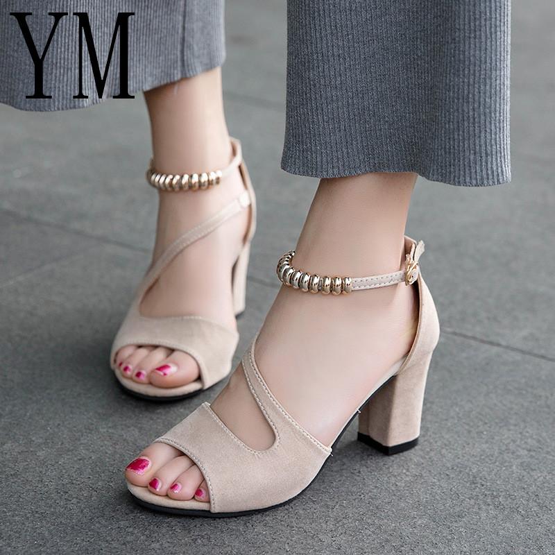 Big 40 spring Sexy Fish Mouth Hollow Roman Sandals Thick With a Word with Beaded High heels Female Summer Sexy Female Sandals, Black
Big 40 spring Sexy Fish Mouth Hollow Roman Sandals Thick With a Word with Beaded High heels Female Summer Sexy Female Sandals, Black