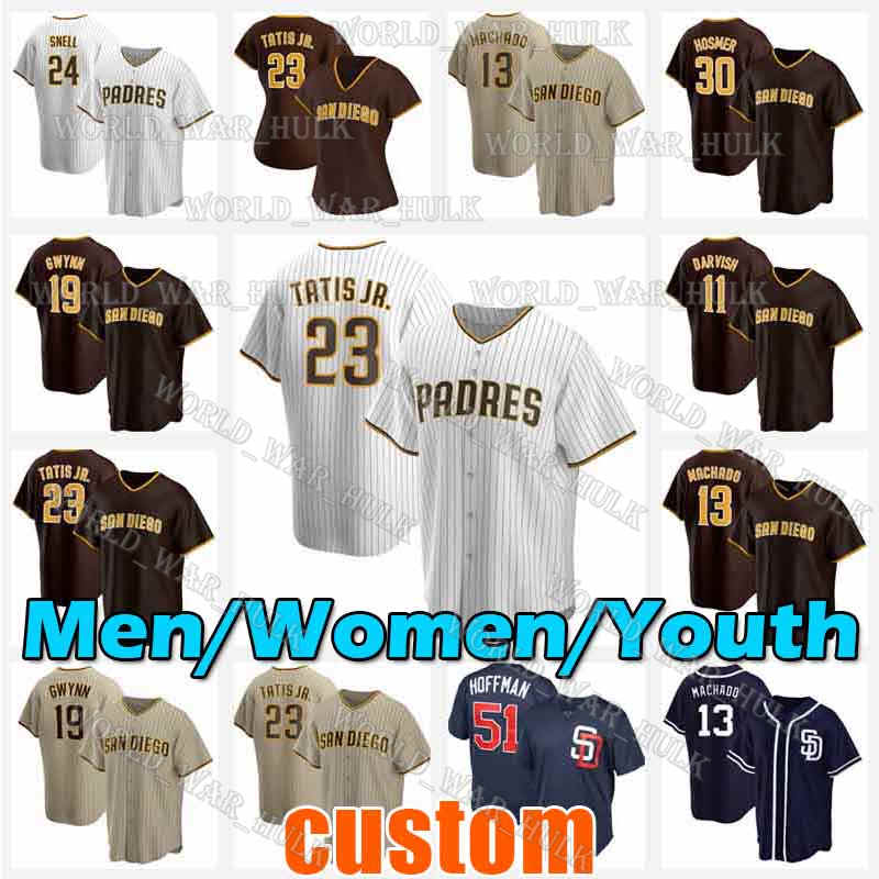 23 Fernando Tatis Jr Jerseys 13 Manny Machado 9 Jake Cronenworth 11 Yu Darvish Padres 24 Blake Snell Custom Men Youth Women Baseball, Blue;black
23 Fernando Tatis Jr Jerseys 13 Manny Machado 9 Jake Cronenworth 11 Yu Darvish Padres 24 Blake Snell Custom Men Youth Women Baseball, Blue;black