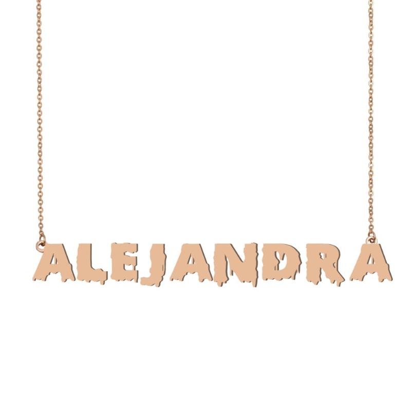 Pendant Necklaces Alejandra Name Necklace , Cool Bloody Art For Halloween And Santa's Day Jewelry Gift Kids Boys Girls
Pendant Necklaces Alejandra Name Necklace , Cool Bloody Art For Halloween And Santa's Day Jewelry Gift Kids Boys Girls