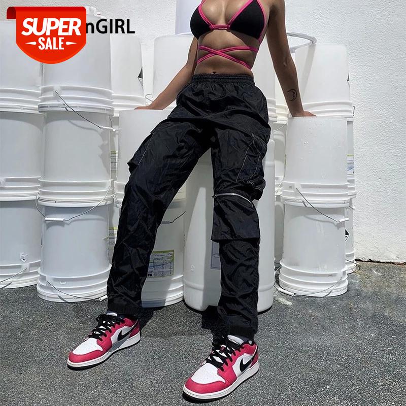 HEYounGIRL Zipper Open Black High Waist Pants Harajuku Casual Trousers Women Pockets Fashion Streetwear Sweatpants Skinny Korean #BC4V, Black;white
HEYounGIRL Zipper Open Black High Waist Pants Harajuku Casual Trousers Women Pockets Fashion Streetwear Sweatpants Skinny Korean #BC4V, Black;white