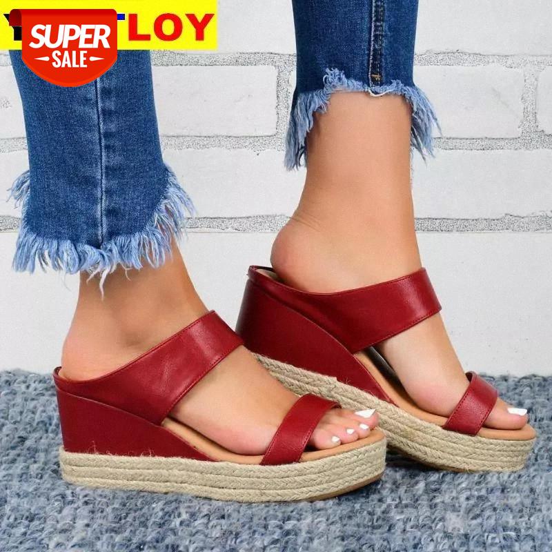 Women Sandals Solid Slip-On Straw Open Toe Thick Bottom Wedges Casual Shoes Plus Size Summer Beach Sandals Slippers Shoes #UN5J, Black
Women Sandals Solid Slip-On Straw Open Toe Thick Bottom Wedges Casual Shoes Plus Size Summer Beach Sandals Slippers Shoes #UN5J, Black