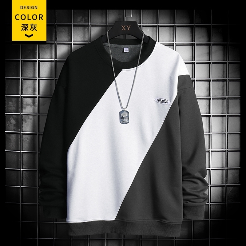Fashion Men Fleece Hoodies Sweatshirt Trend Winter Printed Mens Pullover Male Loose Jumper Sweatshirts Streetwear Hoodies 201128