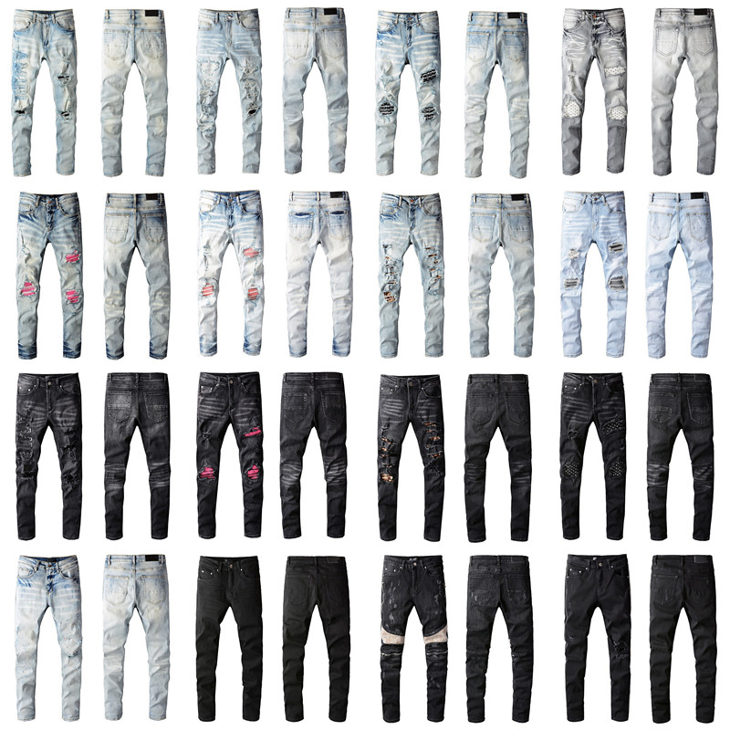 Jeans For Man Skinny Straight Slim Hip Hop Ripped Red Leopard Patches Stretch Distressed Patchwork Motorcycle Biker Jean Pants, 513
Jeans For Man Skinny Straight Slim Hip Hop Ripped Red Leopard Patches Stretch Distressed Patchwork Motorcycle Biker Jean Pants, 513
