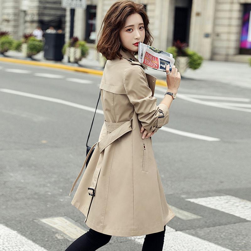 Women's Trench Coats Women Windbreaker Coat Spring Autumn Korean Casual Double Layer Loose Fashion Elegant Mid-length 818, Tan;black
Women's Trench Coats Women Windbreaker Coat Spring Autumn Korean Casual Double Layer Loose Fashion Elegant Mid-length 818, Tan;black