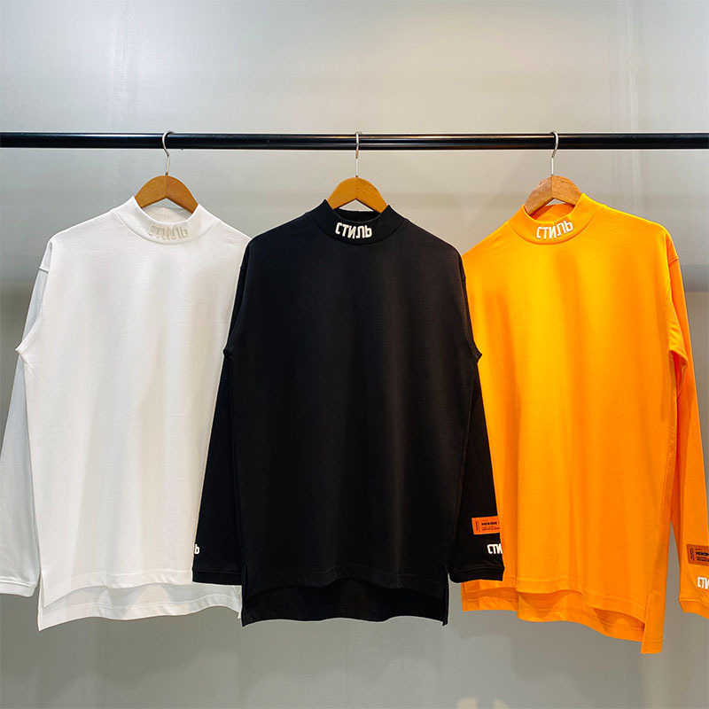 Heron Preston HP crane trend loose high street Unisex solid color simple bottomed shirt long sleeve fashion, Black
Heron Preston HP crane trend loose high street Unisex solid color simple bottomed shirt long sleeve fashion, Black