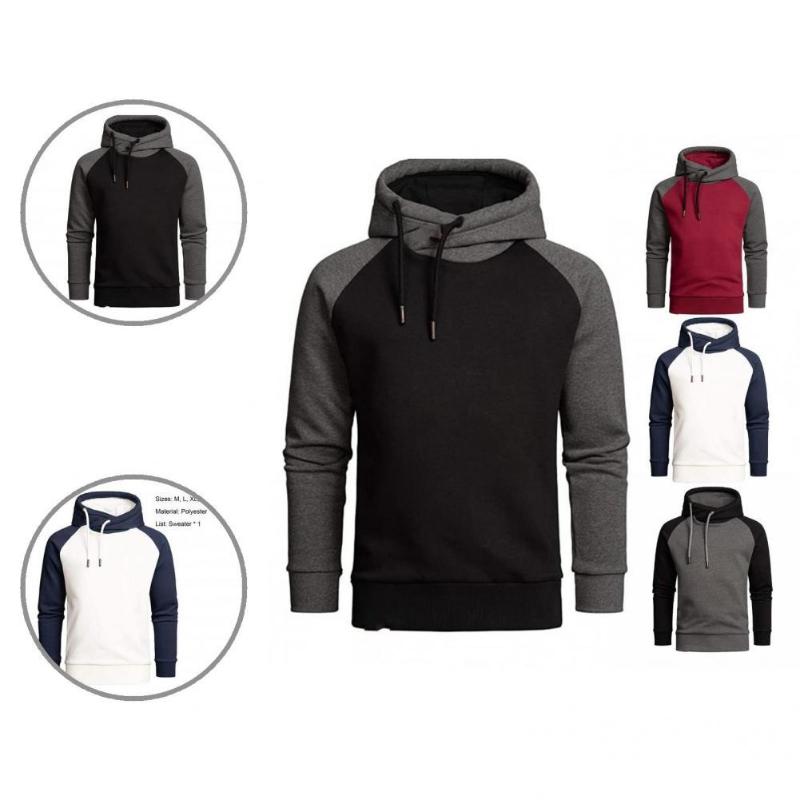 Men's Sweaters Male Slim Color Block Hoodie Top Men Contrast For Daily Wear, White;black
Men's Sweaters Male Slim Color Block Hoodie Top Men Contrast For Daily Wear, White;black