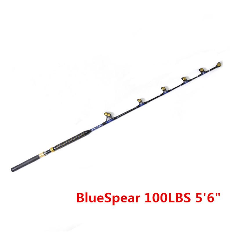 Boat fishing rod 5+1 Roller Guide 168cm Blue Spear 80lbs 100lbs big game rod nylon buunbreakable power trolling fishing rods
Boat fishing rod 5+1 Roller Guide 168cm Blue Spear 80lbs 100lbs big game rod nylon buunbreakable power trolling fishing rods
