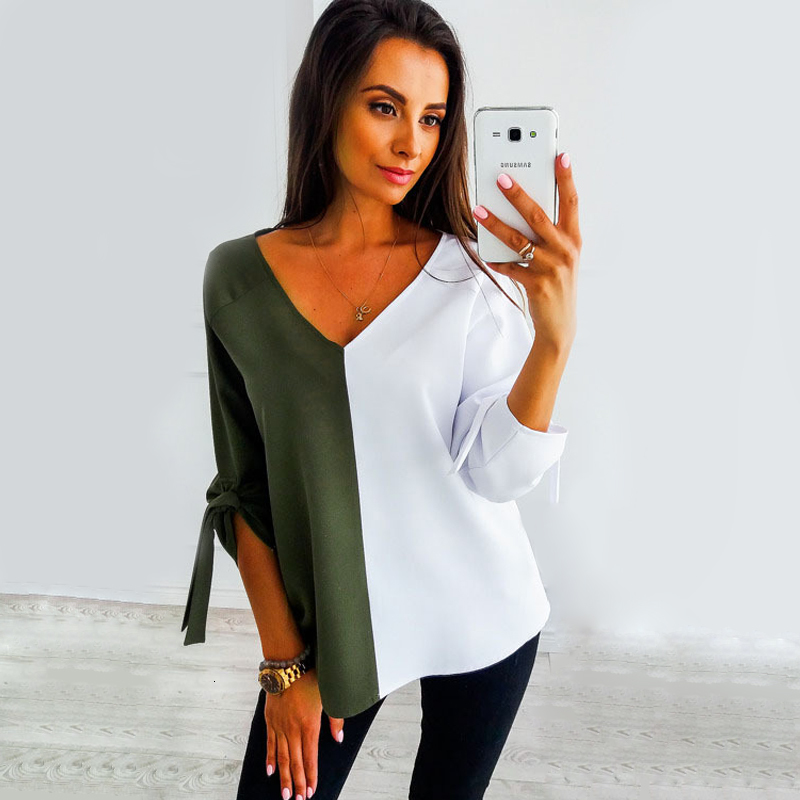 2021 Fashion Patchwork Blouses for Women New Elegant Bandage Half Sleeve V-neck Loose Tops Casual Shirts Ladies Autumn X7mf, Red
2021 Fashion Patchwork Blouses for Women New Elegant Bandage Half Sleeve V-neck Loose Tops Casual Shirts Ladies Autumn X7mf, Red