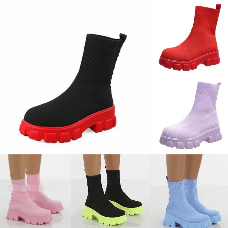 Fashion Women Short Boots New Solid Knitted Ankle Boots Upper Sock Winter Shoes For Ladies Wholesale, Coffee
Fashion Women Short Boots New Solid Knitted Ankle Boots Upper Sock Winter Shoes For Ladies Wholesale, Coffee