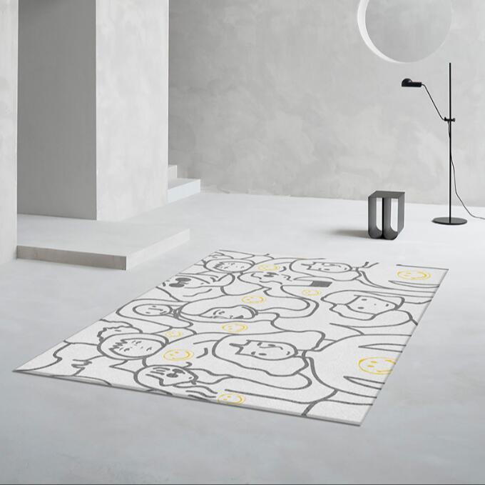 Carpets Nordic Personality Home Decor Non-slip Rugs Abstract Art Painting Line Pattern For Bedroom Customized Bedside Floor Mat
Carpets Nordic Personality Home Decor Non-slip Rugs Abstract Art Painting Line Pattern For Bedroom Customized Bedside Floor Mat