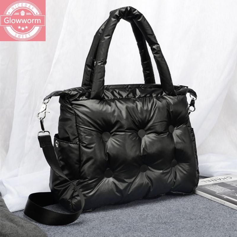 Casual Space Pad Cotton Women Handbags Designer Shoulder Bags Nylon Down Feather Crossbody Bag Large Capacity Tote Shopper Purse, Black
Casual Space Pad Cotton Women Handbags Designer Shoulder Bags Nylon Down Feather Crossbody Bag Large Capacity Tote Shopper Purse, Black