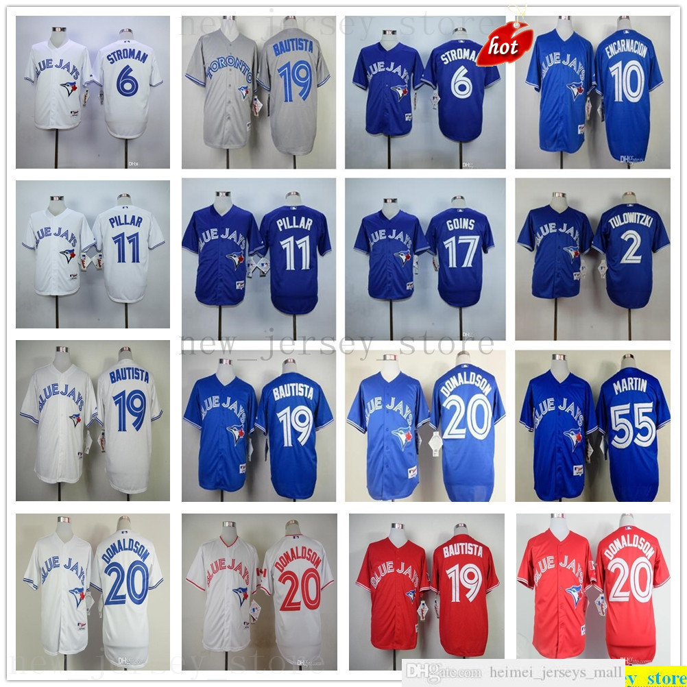 2019th Mens Women Youth Baseball Jerseys Kids Stitched 11 Kevin Pillar 20 Josh Donaldson 19 Jose Bautista 6 Marcus Stroman Jersey, Blue;black
2019th Mens Women Youth Baseball Jerseys Kids Stitched 11 Kevin Pillar 20 Josh Donaldson 19 Jose Bautista 6 Marcus Stroman Jersey, Blue;black