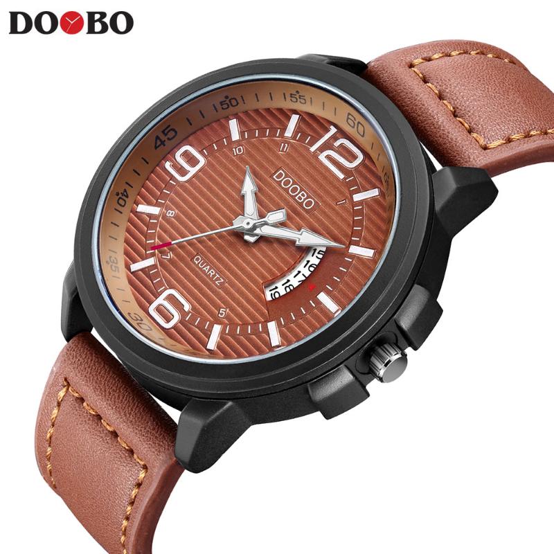 Wristwatches DOOBO Casual Mens Watches Top Leather Men Military Wrist Watch Sports Quartz-Watch Relogio Masculino Saat, Black
Wristwatches DOOBO Casual Mens Watches Top Leather Men Military Wrist Watch Sports Quartz-Watch Relogio Masculino Saat, Black