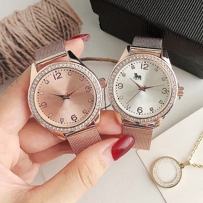 Fashion Brand Watch Women Girl Crystal Carriage Style Metal Steel Band Quartz Wrist Watches CO14, All rose gold
Fashion Brand Watch Women Girl Crystal Carriage Style Metal Steel Band Quartz Wrist Watches CO14, All rose gold