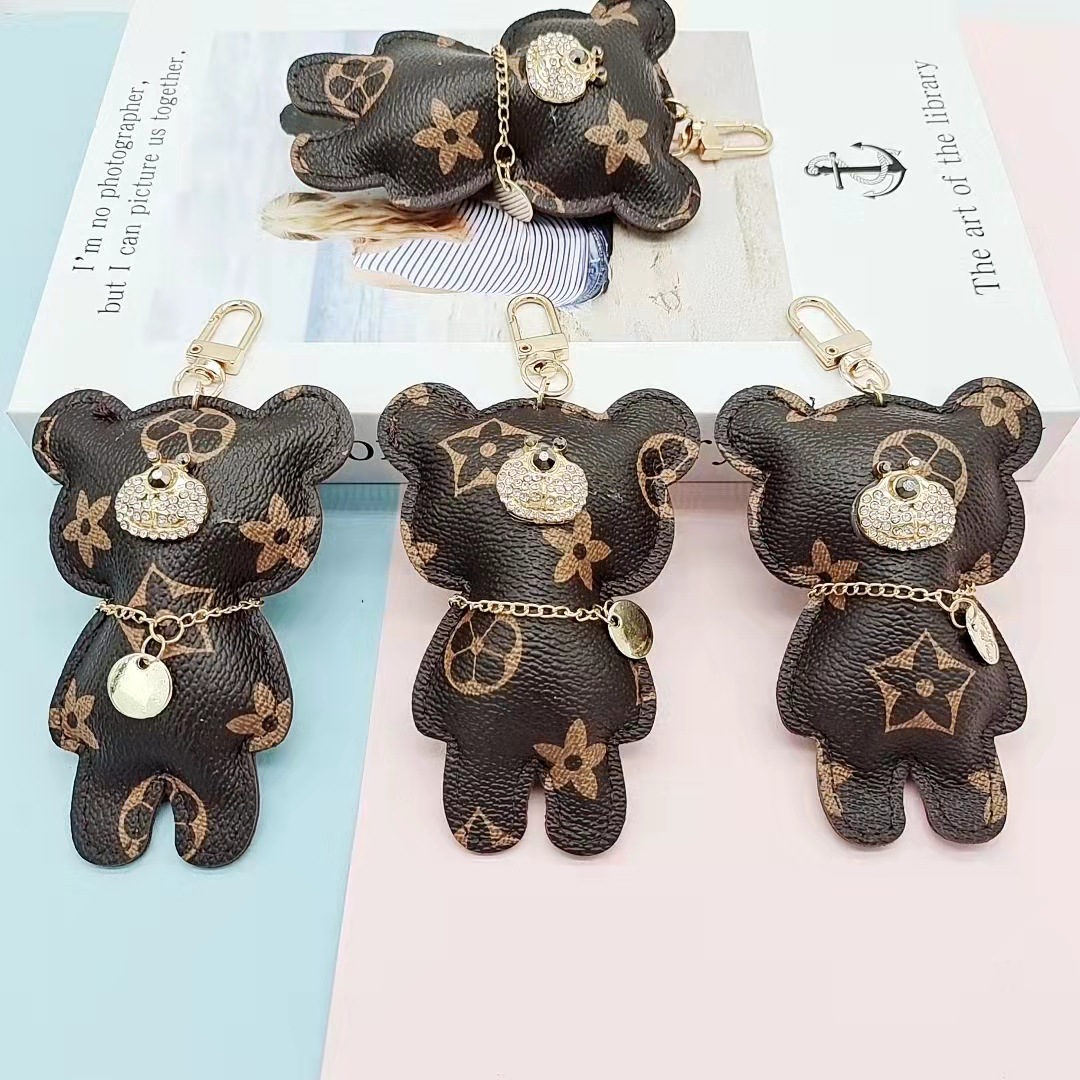 New Fashion Key Chain Accessories Tassel Key Ring PU Leather Bear Pattern Car Keychain Jewelry Bag Charm, Silver
New Fashion Key Chain Accessories Tassel Key Ring PU Leather Bear Pattern Car Keychain Jewelry Bag Charm, Silver