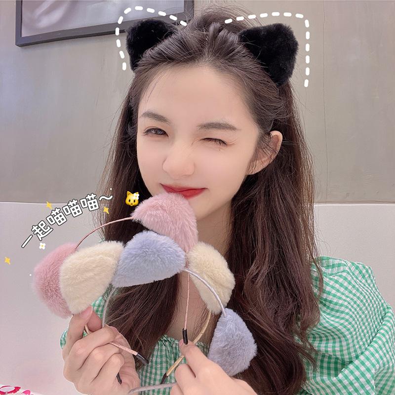 Hair Accessories 2021 Cute Plush Cat Ear Band French Sweet Hoop For Girls Women All-match Headdress Autumn Winter Headbands
Hair Accessories 2021 Cute Plush Cat Ear Band French Sweet Hoop For Girls Women All-match Headdress Autumn Winter Headbands