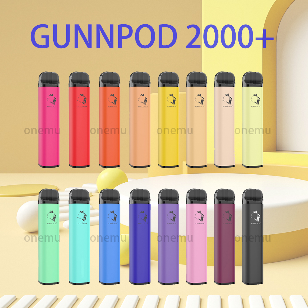 100% Original Gunnpod Disposable E-cigarette Vape 2000ffs 8ml 5% 1250mAh 25 Colors To Choose 5pcs a pack Already Filled Bar
100% Original Gunnpod Disposable E-cigarette Vape 2000ffs 8ml 5% 1250mAh 25 Colors To Choose 5pcs a pack Already Filled Bar