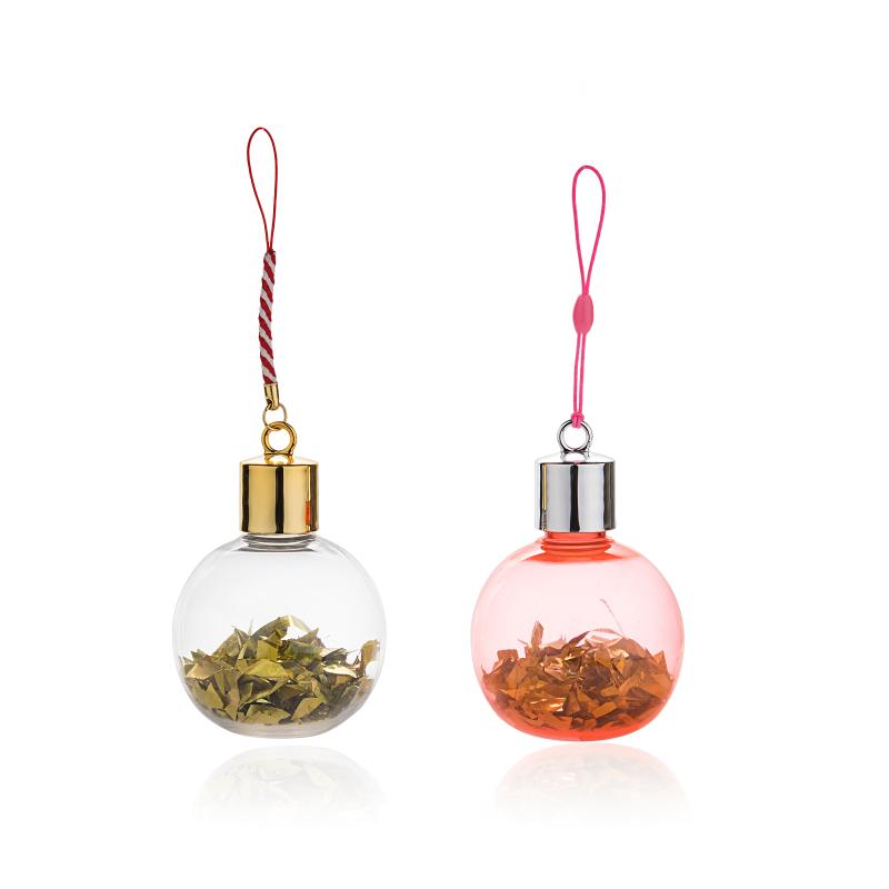12pcs Christmas Tree Ball Decorations Plastic Bottle 5cm Ball Bauble Hanging Ornament Christmas Party Wedding Cosmetic Pack