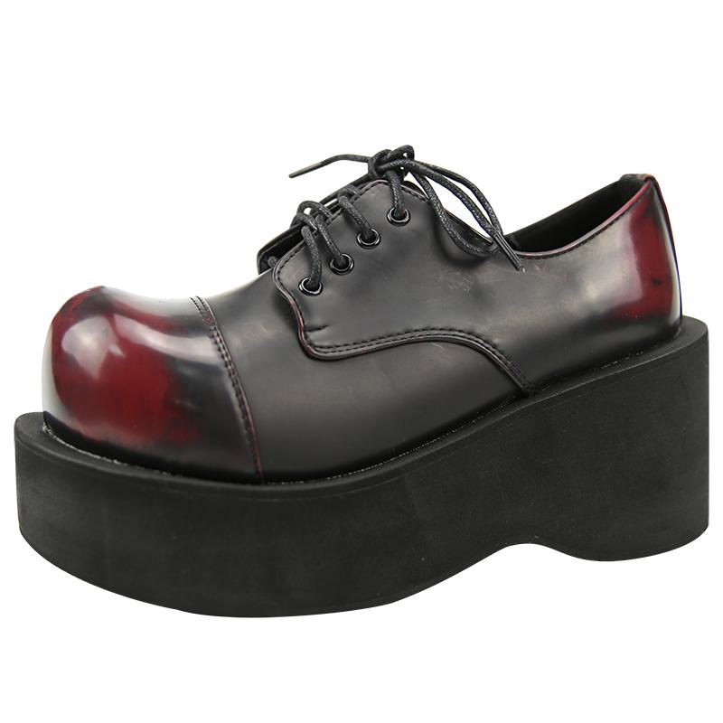 Dress Shoes Japanese Style Women's Girls High Wedge Heels Platform Lace Up Pumps College Retro K3, Burgundy
Dress Shoes Japanese Style Women's Girls High Wedge Heels Platform Lace Up Pumps College Retro K3, Burgundy