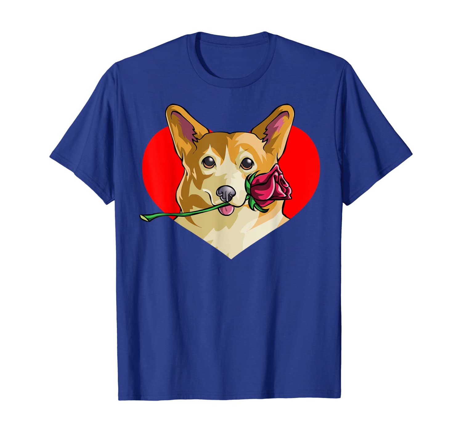 Valentines Day Corgi T Shirt Rose Heart Gift Women Men Girl, White;black 
Valentines Day Corgi T Shirt Rose Heart Gift Women Men Girl, White;black