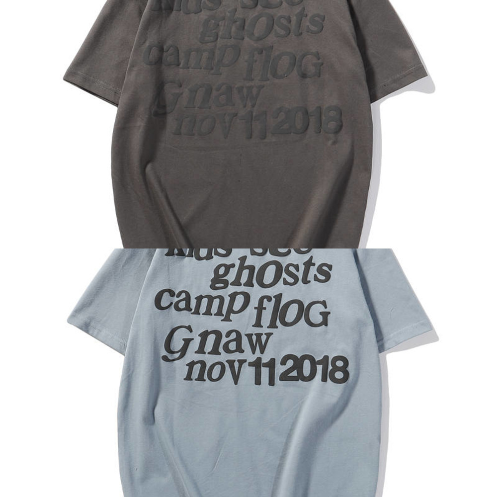 Kanye T-shirt Cpfm Kids See Ghost Foam Tee Round Neck Letter Love Printed Lovers Casual Short Sleeve T Shirt X0726, Gray
Kanye T-shirt Cpfm Kids See Ghost Foam Tee Round Neck Letter Love Printed Lovers Casual Short Sleeve T Shirt X0726, Gray