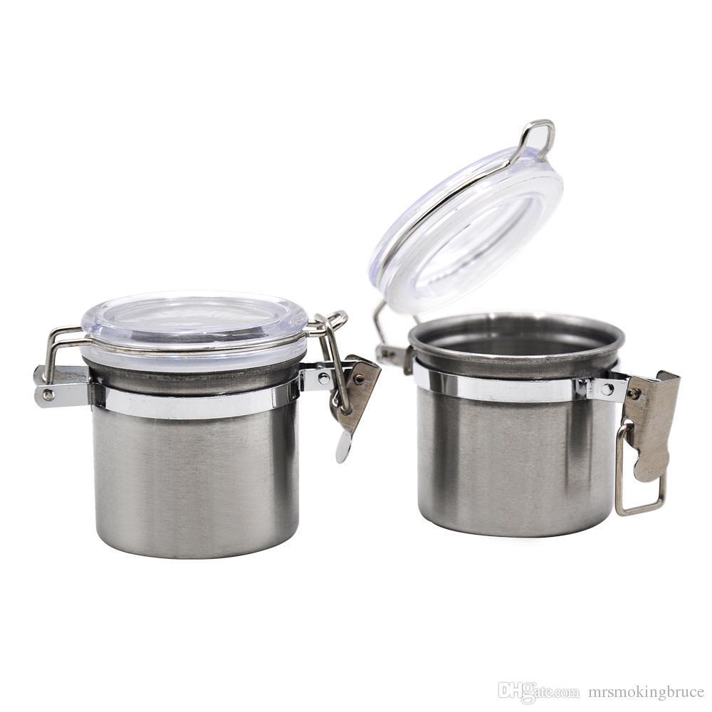 Smoking Accessories Stainless Steel Moisture Proof Jar Tobacco Storage Pill Box Sealing Tank Vacuum cans
Smoking Accessories Stainless Steel Moisture Proof Jar Tobacco Storage Pill Box Sealing Tank Vacuum cans