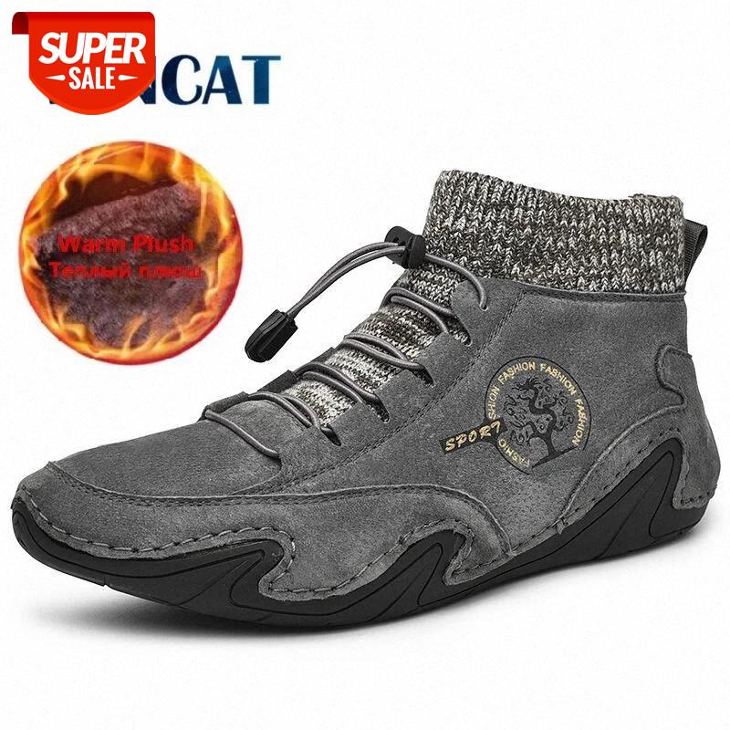 Brand Winter Men Snow Boots High Quality Cow Suede Men's Boots Plush Warm Motorcycle Non-slip Men Ankle Work Shoes #4E0x
Brand Winter Men Snow Boots High Quality Cow Suede Men's Boots Plush Warm Motorcycle Non-slip Men Ankle Work Shoes #4E0x