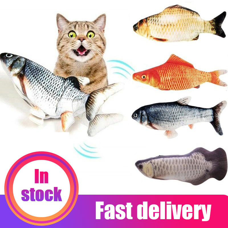 Cat Supplies Wagging Catnip Toy 28CM Dancing Moving Floppy Fish Cats USB Charging Simulation Electronic Pet
Cat Supplies Wagging Catnip Toy 28CM Dancing Moving Floppy Fish Cats USB Charging Simulation Electronic Pet