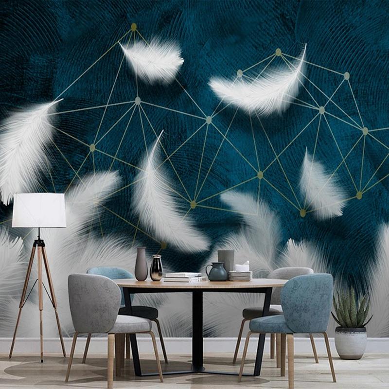 Wallpapers Modern Minimalist Wallpaper For Bedroom Living Room Decoration 3D Abstract Three-dimensional Feather Pattern Po Mural Custom, As pic
Wallpapers Modern Minimalist Wallpaper For Bedroom Living Room Decoration 3D Abstract Three-dimensional Feather Pattern Po Mural Custom, As pic