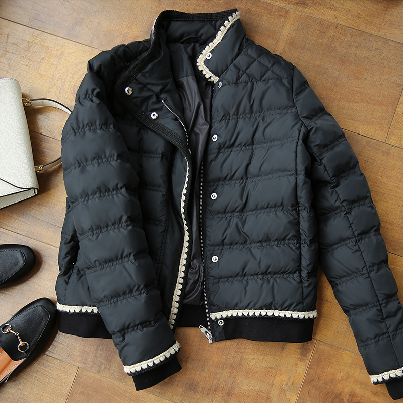 2021 New Winter Women Jacket Stand Collar Zipper Lace Solid Color Short Coat White Duck Down Thick Warm Snow Parka Outwear 71mb, Black
2021 New Winter Women Jacket Stand Collar Zipper Lace Solid Color Short Coat White Duck Down Thick Warm Snow Parka Outwear 71mb, Black