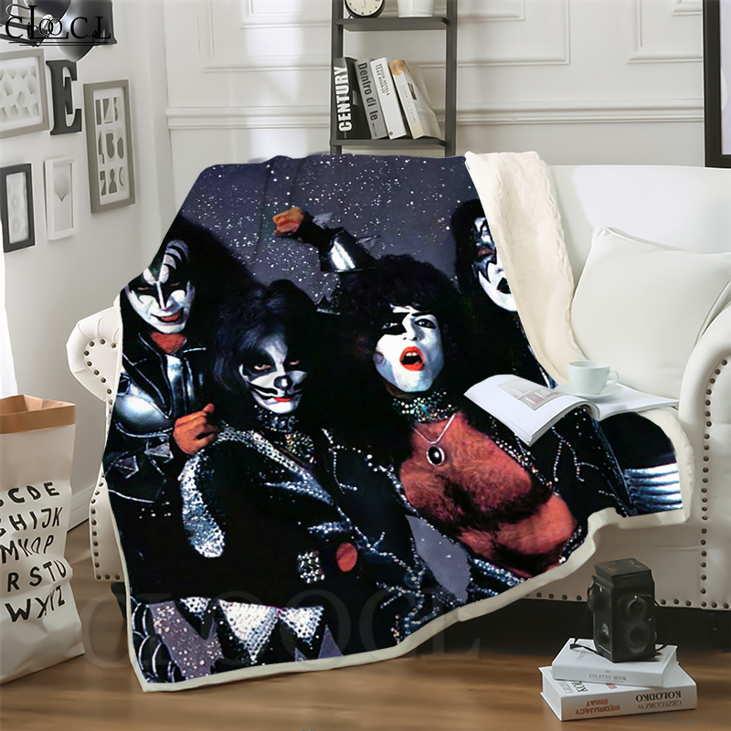 CLOOCL New Pop Metal Kiss Band 3D Print Casual Style Conditioning Blanket Sofa Teens Bedding Throw Blankets Plush Quilt
CLOOCL New Pop Metal Kiss Band 3D Print Casual Style Conditioning Blanket Sofa Teens Bedding Throw Blankets Plush Quilt