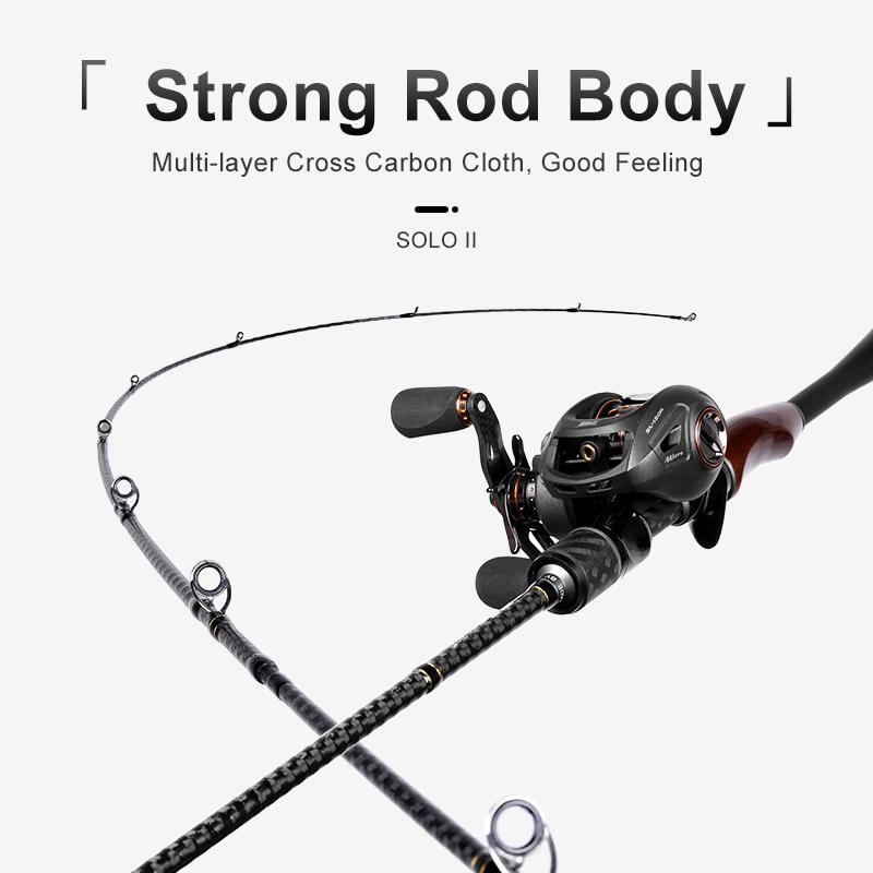 Boat Fishing Rods Kingdom Solo II FUJI Ring And SK Reel Seat Spinning Rod High Quality Wooden Handle Sea Freshwater Casting