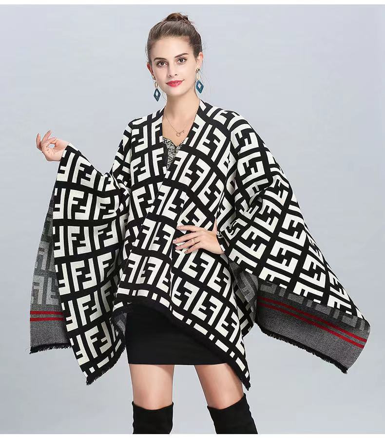 woman sexy chic sequins cape coat with pure color fashionable short cape of the United States and European women' wear cloak, Brown
woman sexy chic sequins cape coat with pure color fashionable short cape of the United States and European women' wear cloak, Brown