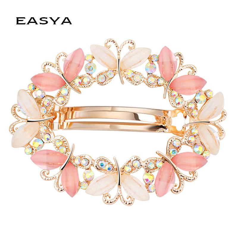 Hair Clips & Barrettes EASYA Elegant Rhinestone Butterfly Fashion Crystal Hairpins Headwear Accessories For Women Girls, Golden;silver
Hair Clips & Barrettes EASYA Elegant Rhinestone Butterfly Fashion Crystal Hairpins Headwear Accessories For Women Girls, Golden;silver