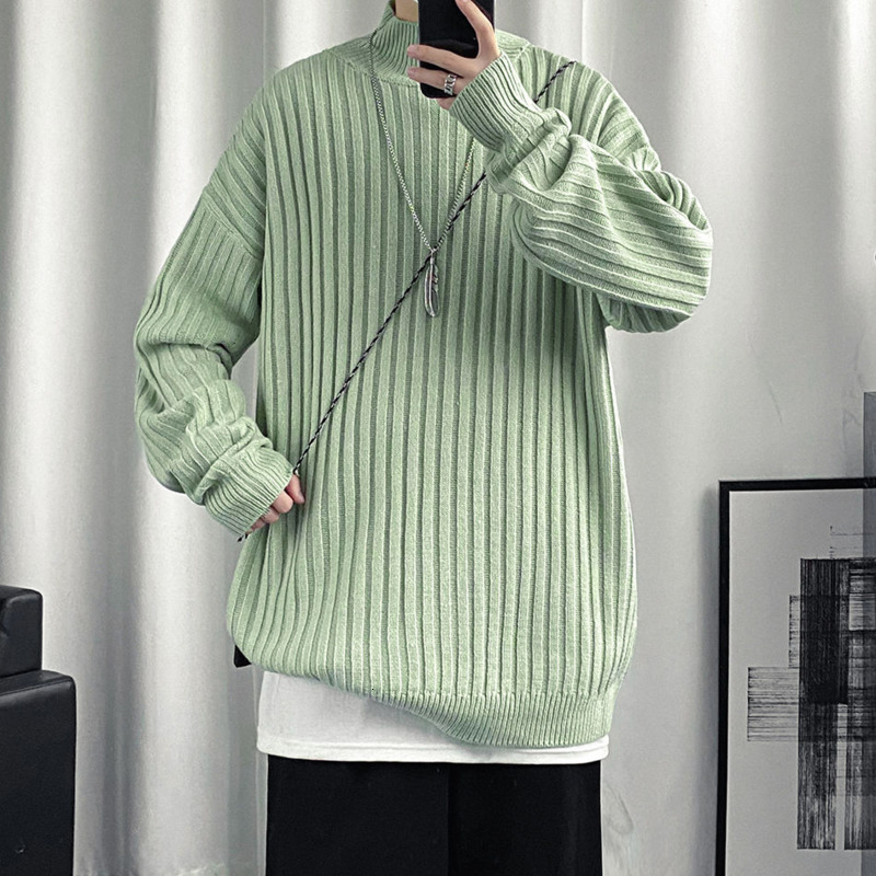 2021 New Winter Turtleneck Men's Slim Warmth Fashion Casual Knit Pullover Men Loose Korean Pleated Sweater Mens Clothes M-2xl 7peo, Green
2021 New Winter Turtleneck Men's Slim Warmth Fashion Casual Knit Pullover Men Loose Korean Pleated Sweater Mens Clothes M-2xl 7peo, Green