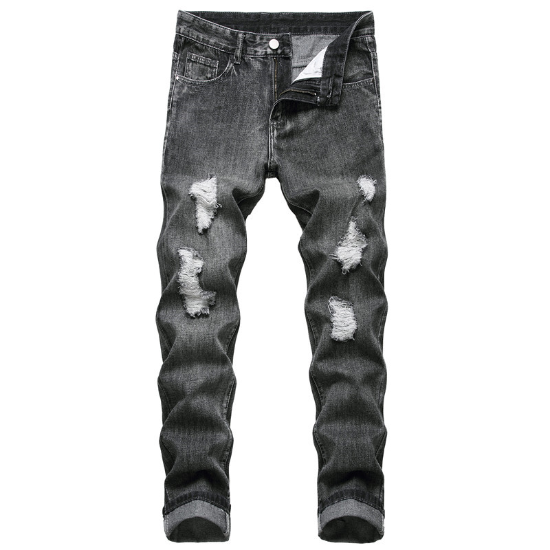 Men Ripped Slim Fit Jeans Hole Destroyed Skinny Straight Leg Washed Frayed Motocycle Denim Pants Hip Hop Stretch Biker Men's Distressed Trousers YK9201, 9205
Men Ripped Slim Fit Jeans Hole Destroyed Skinny Straight Leg Washed Frayed Motocycle Denim Pants Hip Hop Stretch Biker Men's Distressed Trousers YK9201, 9205