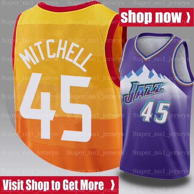Donovan 45 Mitchell Jerseys Utah Jazz Jersey John 12 Stockton Jersey Karl 32 Malone Jerseys Basketball Throwback Jersey cb87, Black;red
Donovan 45 Mitchell Jerseys Utah Jazz Jersey John 12 Stockton Jersey Karl 32 Malone Jerseys Basketball Throwback Jersey cb87, Black;red