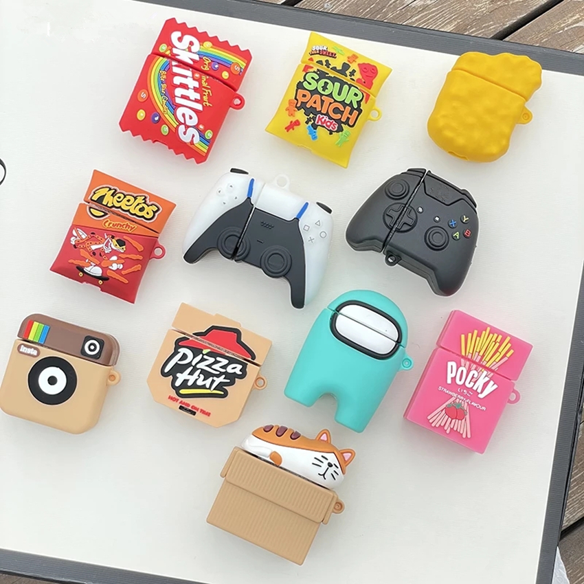 3D Cartoon Cake Drink Potato Chips Cow Silicone Cases For Apple Airpods Covers Earphone Air pods 1 2 Pro Case Wireless Charging
3D Cartoon Cake Drink Potato Chips Cow Silicone Cases For Apple Airpods Covers Earphone Air pods 1 2 Pro Case Wireless Charging