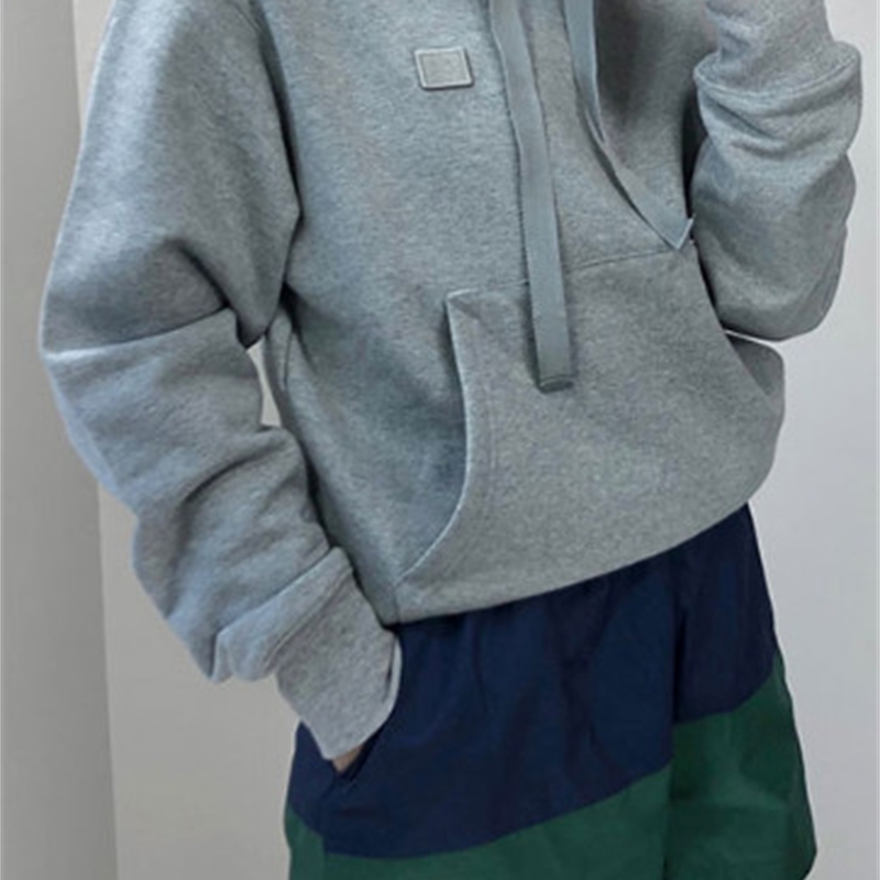 100% Cotton Women's Hoodie Casual Loose Hooded Pullover add Velvet Long Sleeve Sweatshirt 201203