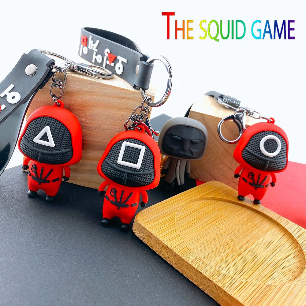 DHL 3D Stereo Squid Game Keychain Pendant TV Series Peripheral Cartoon Doll PVC Gift Children Toy Party Supplies
DHL 3D Stereo Squid Game Keychain Pendant TV Series Peripheral Cartoon Doll PVC Gift Children Toy Party Supplies