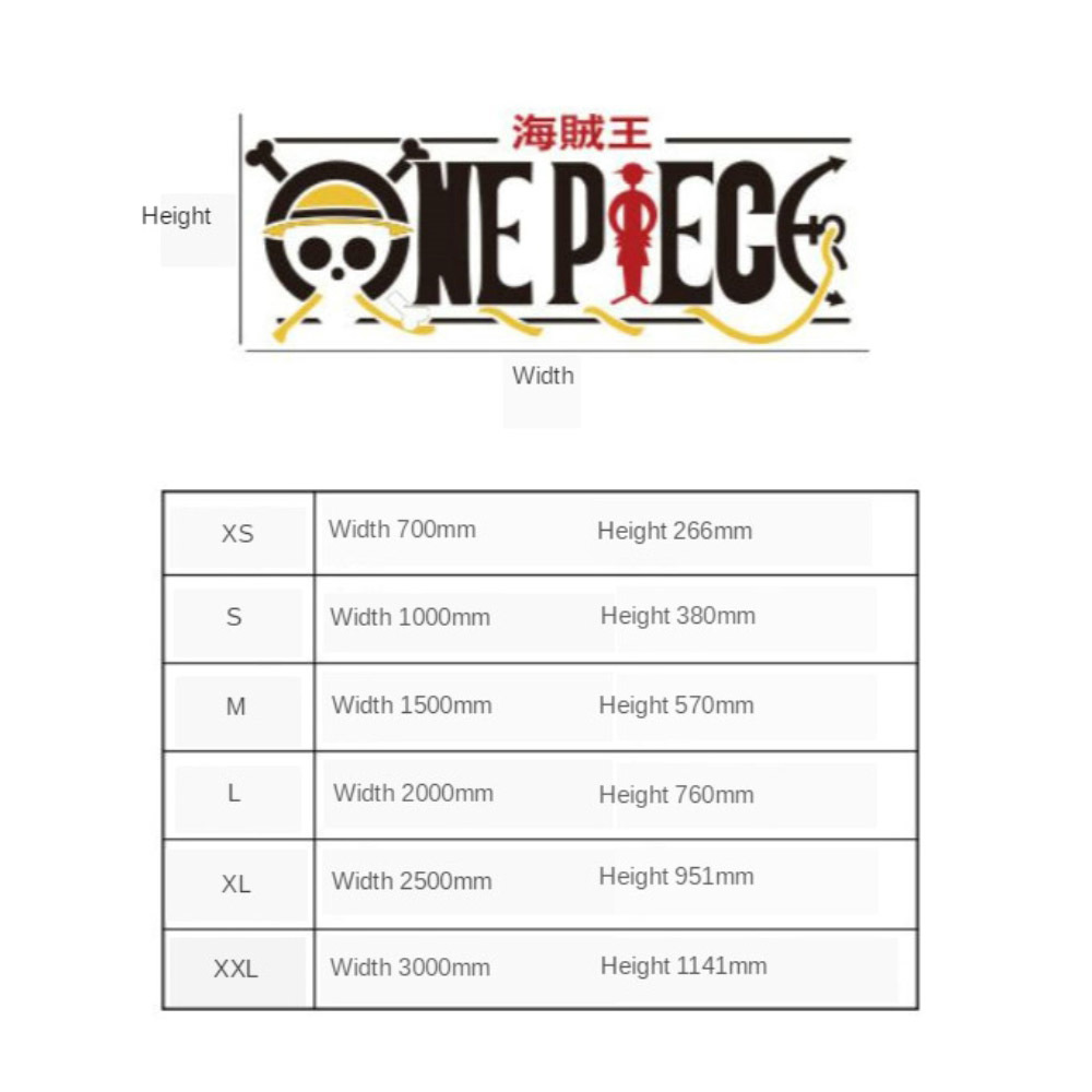 DIY Acrylic Crystal Wall Sticker One Piece Monkey D Luffy Personalized Creative Decor Bedroom Dormitory Living Room Anime Poster 210310