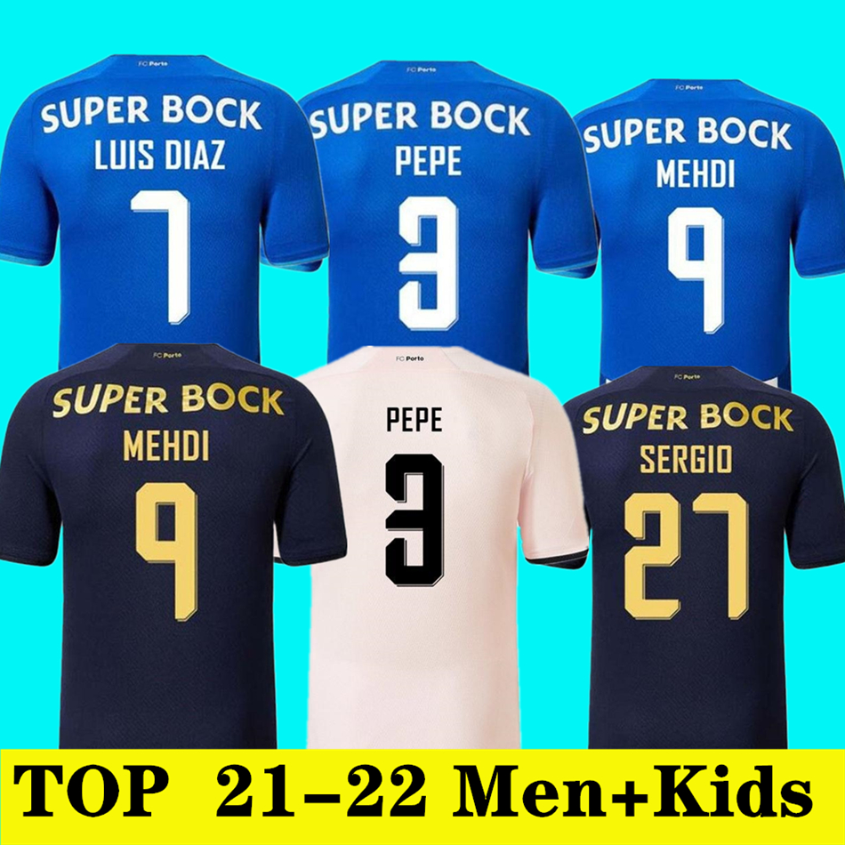 21 22 FC Porto soccer jerseys 2021 2022 Home away 3rd PEPE LUIS DÍAZ MATHEUS MEHDI Maillots De Foot Shirt MAREGA OTÁVIO SÉRGIO Men kids kit football uniforms, Kids +sock
21 22 FC Porto soccer jerseys 2021 2022 Home away 3rd PEPE LUIS DÍAZ MATHEUS MEHDI Maillots De Foot Shirt MAREGA OTÁVIO SÉRGIO Men kids kit football uniforms, Kids +sock