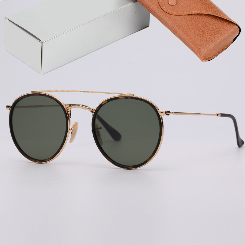 Top Quality round metal Glass Lenses Sunglasses Women Men Gradient Coating mirror Sun Glasses men women 51mm size
Top Quality round metal Glass Lenses Sunglasses Women Men Gradient Coating mirror Sun Glasses men women 51mm size