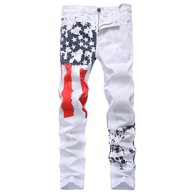 2021 New Fashion Stylish Cool Men's Pants with Print Graffiti Painted Denim Slim Fit White Jeans Male Hip Hop Rock Street Wear Quxv
2021 New Fashion Stylish Cool Men's Pants with Print Graffiti Painted Denim Slim Fit White Jeans Male Hip Hop Rock Street Wear Quxv