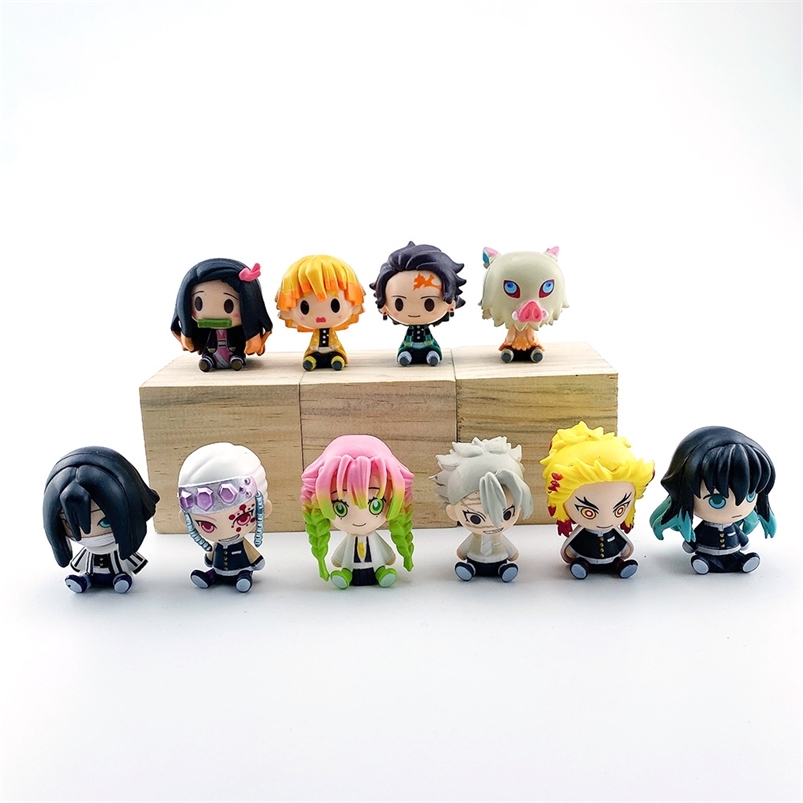 Kawaii Q Version Demon Slayer Figure Toy Doll Sitting Ghost Action Figure Tanjiro Nidouzi Inosuke Zenizu Collection Model Gift 210805, 4pcs doll no box
Kawaii Q Version Demon Slayer Figure Toy Doll Sitting Ghost Action Figure Tanjiro Nidouzi Inosuke Zenizu Collection Model Gift 210805, 4pcs doll no box