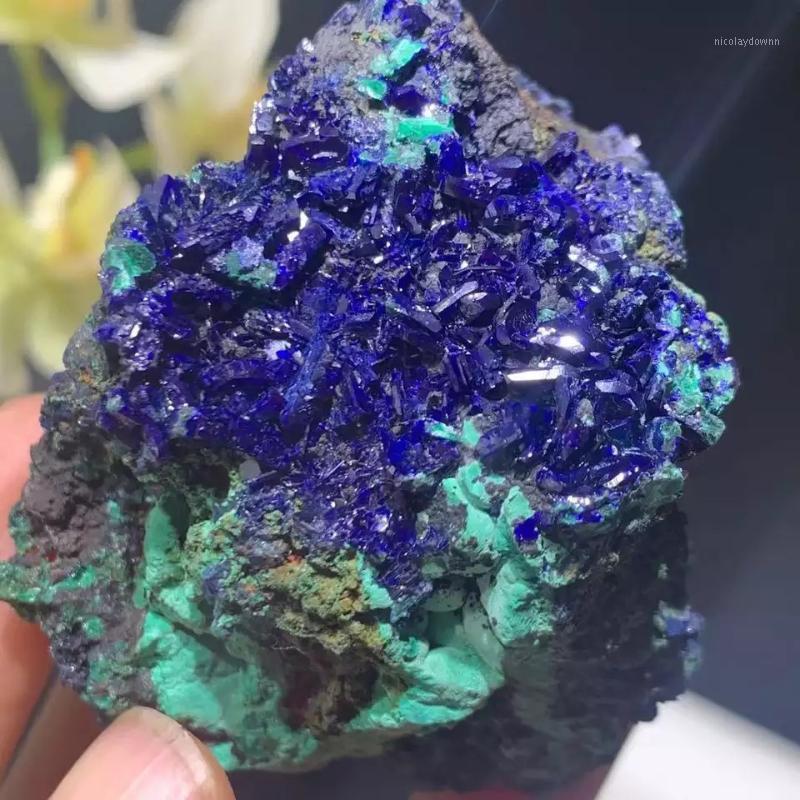 Decorative Objects & Figurines Natural Azurite Malachite Geode Crystal Mineral Specimen Reiki Healing Stone Gemstone Collection Home Decorat
Decorative Objects & Figurines Natural Azurite Malachite Geode Crystal Mineral Specimen Reiki Healing Stone Gemstone Collection Home Decorat