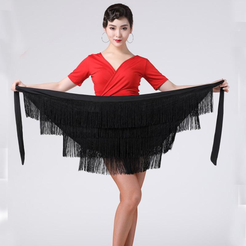 Stage Wear Latin Skirt Lady Fringed Triangle Dance Dress Sexy One Adult Costume Women's Black Practice, Black;red
Stage Wear Latin Skirt Lady Fringed Triangle Dance Dress Sexy One Adult Costume Women's Black Practice, Black;red